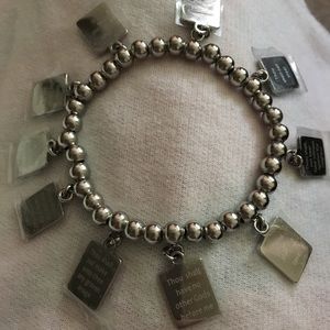 Ten Commandments charm bracelet